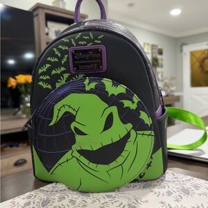 Loungefly Oogie Boogie backpack ! Glows in the dark :)